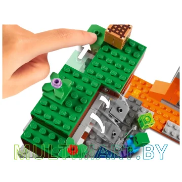 Конструктор LEGO Minecraft 21166 Заброшенная шахта картинка 8